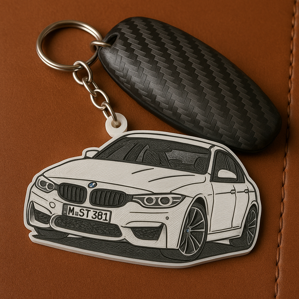 We turn YOUR CAR into a custom 3D keychain! 🚗✨